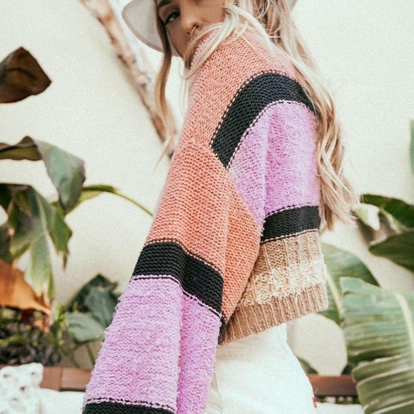 Urban Outfitters Beau Striped Boat Neck Sweater - Picture 9 of 11